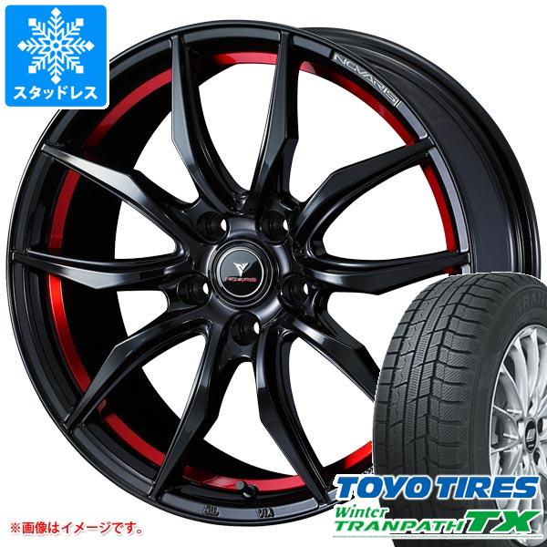 【タイヤ交換対象】クロストレック GU系用 スタッドレス トーヨー ウィンタートランパス TX 225/55R18 98Q ノヴァリス ローグ VF タイヤホイール4本セット|タイヤ1番OFF-ROAD