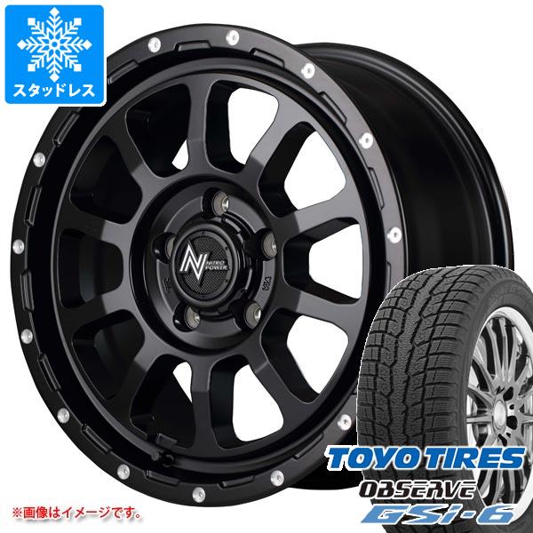 【タイヤ交換対象】スタッドレスタイヤ トーヨー オブザーブ GSi-6 225/70R16 103Q & ナイトロパワー M10 パーシング 7.0-16 タイヤホイール4本セット225/70-16 TOYO OBSERVE GSi-6|タイヤ1番OFF-ROAD