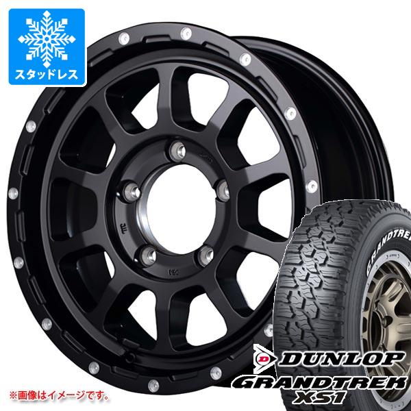 【タイヤ交換対象】5本セット スズキ ジムニーノマド JC74W用 スタッドレス ダンロップ グラントレック XS1 LT215/70R16 100/97N ホワイトレター ナイトロパワー M10 パーシング タイヤホイール5本セット