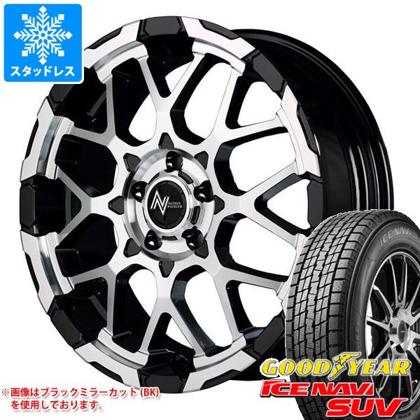 【タイヤ交換対象】スタッドレスタイヤ グッドイヤー アイスナビ SUV 235/55R18 100Q ＆ ナイトロパワー M28 バレット 7.0-18 タイヤホイール4本セット235/55-18 GOODYEAR ICE NAVI SUV｜タイヤ1番OFF-ROAD