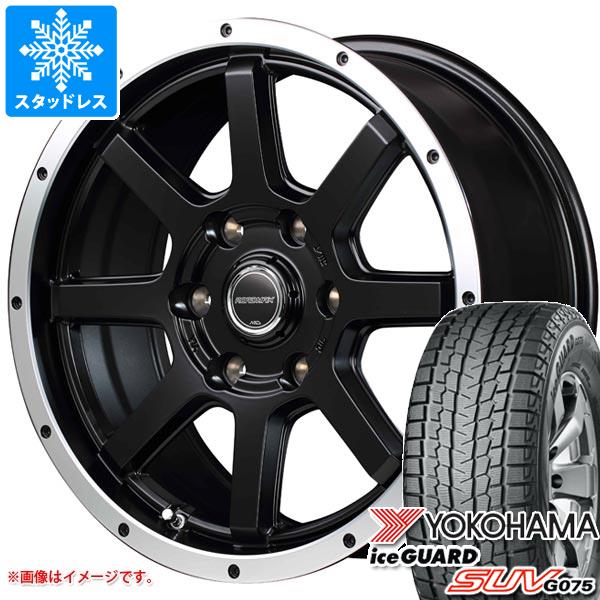 【タイヤ交換対象】トヨタ ハイエース 200系用 スタッドレス ヨコハマ アイスガード SUV G075 195/80R15 107/105L LT ロードマックス WF-8 タイヤホイール4本セット