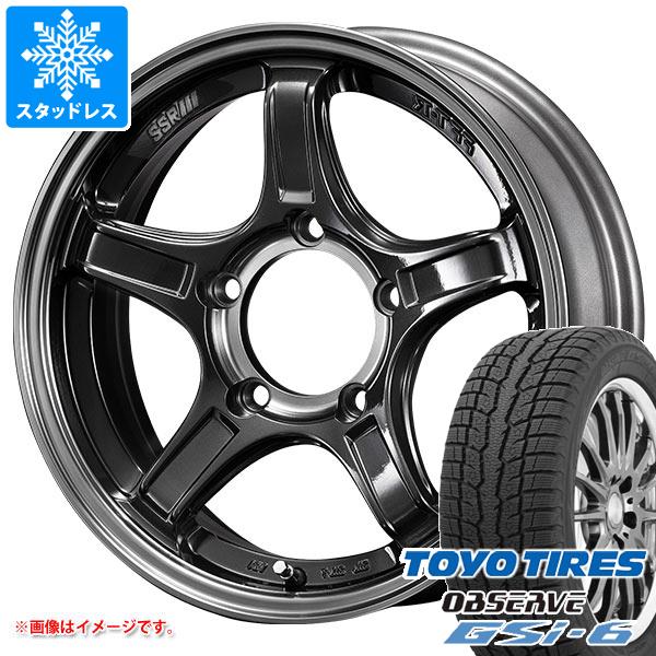【タイヤ交換対象】ジムニー JB64W用 スタッドレス トーヨー オブザーブ GSi-6 215/70R16 100Q SSR ディバイド X03J タイヤホイール4本セット|タイヤ1番OFF-ROAD
