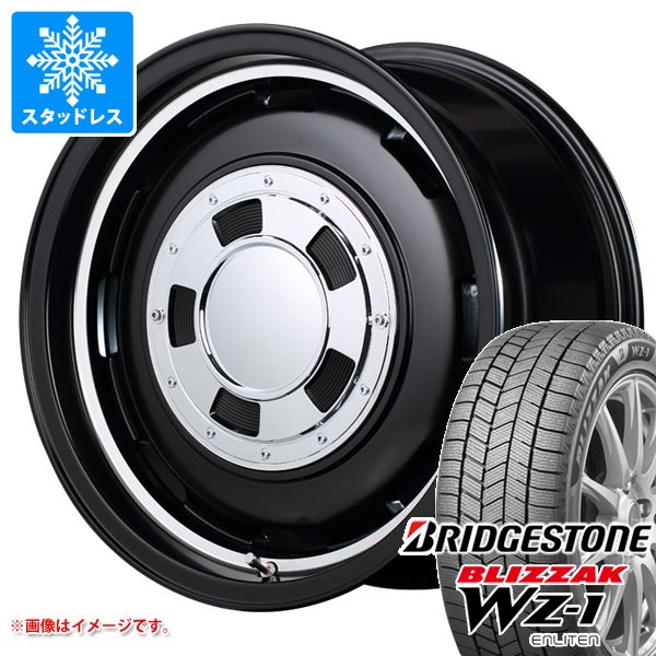 【タイヤ交換対象】スズキ ジムニー JB64W用 スタッドレス ブリヂストン ブリザック WZ-1 215/70R16 100Q ガルシア シスコ タイヤホイール4本セット