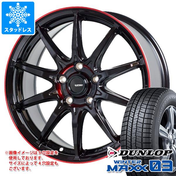 【タイヤ交換対象】クロストレック GU系用 スタッドレス ダンロップ ウインターマックス03 WM03 225/55R18 98Q ジースピード P-05R タイヤホイール4本セット|タイヤ1番OFF-ROAD