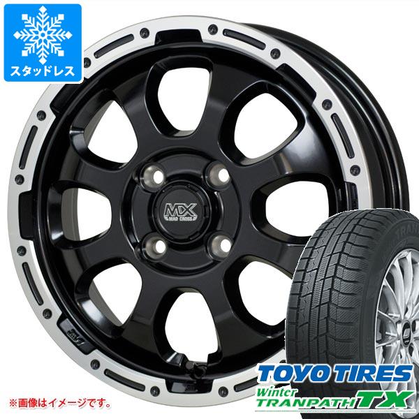【タイヤ交換対象】スタッドレスタイヤ トーヨー ウィンタートランパス TX 165/55R15 75Q & マッドクロスグレイス 4.5-15 タイヤホイール4本セット165/55-15 TOYO Winter TRANPATH TX|タイヤ1番OFF-ROAD