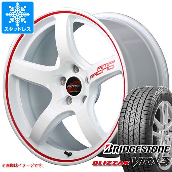 【タイヤ交換対象】スタッドレスタイヤ ブリヂストン ブリザック VRX3 185/55R16 83Q ＆ MID レーシング R50 6.0-16 タイヤホイール4本セット185/55-16 BRIDGESTONE BLIZZAK VRX3