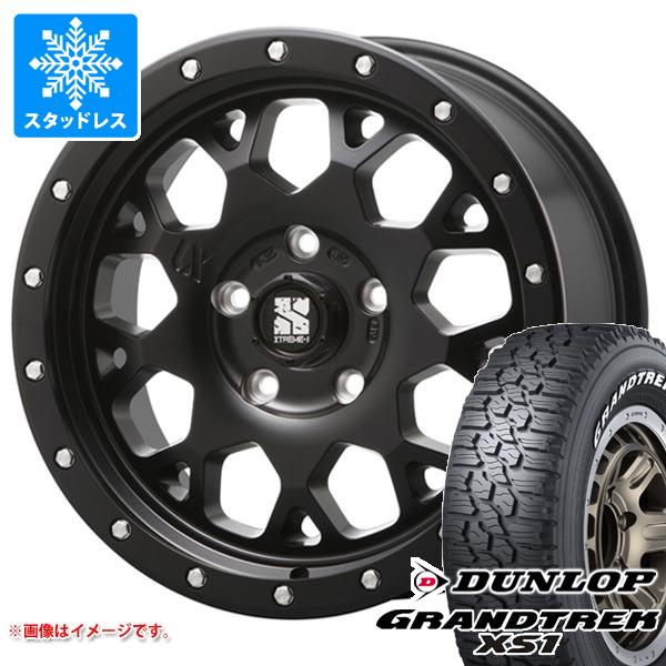 【タイヤ交換対象】スタッドレスタイヤ ダンロップ グラントレック XS1 215/70R16 100/97N ホワイトレター ＆ MLJ エクストリームJ XJ04 7.0-16 タイヤホイール4本セット215/70-16 DUNLOP GRANDTREK XS1｜タイヤ1番OFF-ROAD