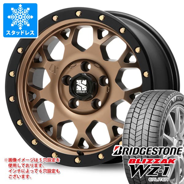【タイヤ交換対象】ミツビシ デリカD5用 スタッドレス ブリヂストン ブリザック WZ-1 215/70R16 100Q MLJ エクストリームJ XJ04 タイヤホイール4本セット