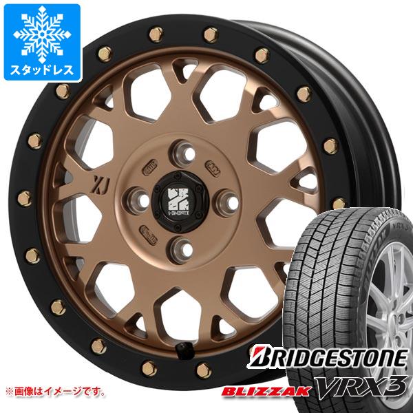 【タイヤ交換対象】ハスラー用 スタッドレス ブリヂストン ブリザック VRX3 165/70R14 81Q MLJ エクストリームJ XJ04 タイヤホイール4本セット 74,745円