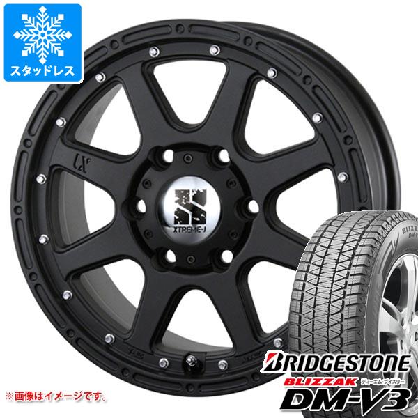 【タイヤ交換対象】FJクルーザー 10系用 スタッドレス ブリヂストン ブリザック DM-V3 265/70R17 115Q MLJ エクストリームJ タイヤホイール4本セット