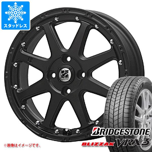 【タイヤ交換対象】スタッドレスタイヤ ブリヂストン ブリザック VRX3 165/55R14 72Q ＆ MLJ エクストリームJ 4.5-14 タイヤホイール4本セット165/55-14 BRIDGESTONE BLIZZAK VRX3｜タイヤ1番OFF-ROAD