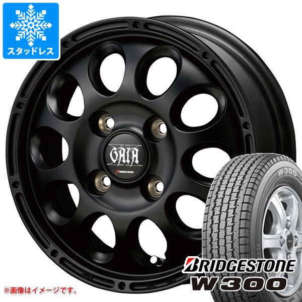 【タイヤ交換対象】エブリイバン DA17V用 スタッドレス ブリヂストン W300 145/80R12 80/78N (145R12 6PR相当) ガイア クロス タイヤホイール4本セット|タイヤ1番OFF-ROAD