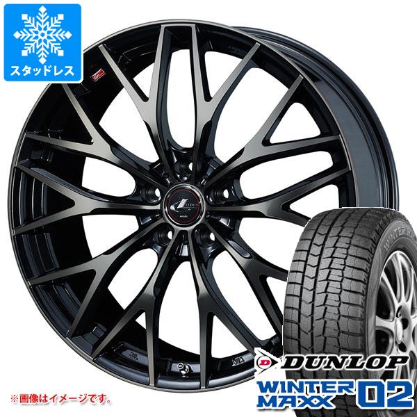 【タイヤ交換対象】クロストレック GU系用 スタッドレス ダンロップ ウインターマックス02 WM02 225/60R17 99Q レオニス MX タイヤホイール4本セット|タイヤ1番OFF-ROAD