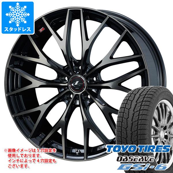 【タイヤ交換対象】スタッドレスタイヤ トーヨー オブザーブ GSi-6 225/60R18 100Q ＆ レオニス MX 8.0-18 タイヤホイール4本セット225/60-18 TOYO OBSERVE GSi-6｜タイヤ1番OFF-ROAD