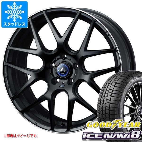 【タイヤ交換対象】クロストレック GU系用 スタッドレス グッドイヤー アイスナビ8 225/55R18 98Q レオニス ナヴィア 06 タイヤホイール4本セット｜タイヤ1番OFF-ROAD