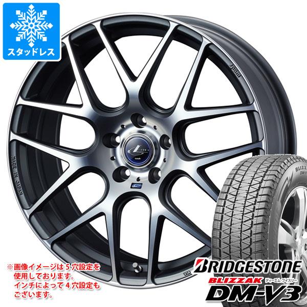 【タイヤ交換対象】スタッドレスタイヤ ブリヂストン ブリザック DM-V3 225/65R17 102Q ＆ レオニス ナヴィア 06 7.0-17 タイヤホイール4本セット225/65-17 BRIDGESTONE BLIZZAK DM-V3｜タイヤ1番OFF-ROAD
