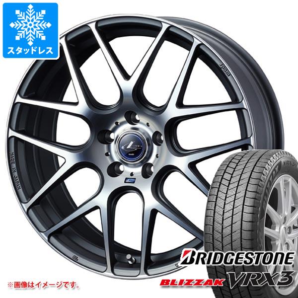 【タイヤ交換対象】クロストレック GU系用 スタッドレス ブリヂストン ブリザック VRX3 225/60R17 99Q レオニス ナヴィア 06 タイヤホイール4本セット｜タイヤ1番OFF-ROAD