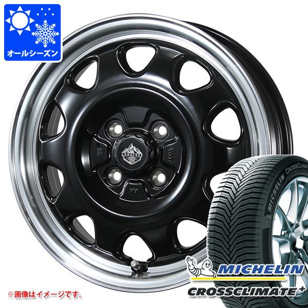 【タイヤ交換対象】ハスラー用 オールシーズンタイヤ ミシュラン クロスクライメートプラス 165/70R14 85T XL ランドフット SWZ 4.5-14 タイヤホイール4本セット 59,841円