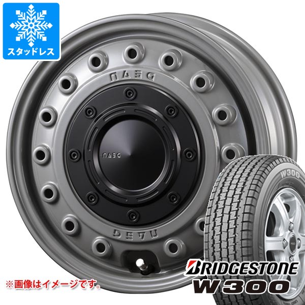 【タイヤ交換対象】スズキ キャリイ DA16T用 スタッドレス ブリヂストン W300 145/80R12 80/78N (145R12 6PR相当) クリムソン ディーン コロラド タイヤホイール4本セット