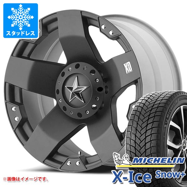 ミツビシ デリカD5用 2026年製 スタッドレス ミシュラン エックスアイススノープラス 225/65R17 106H XL KMC XD775 ロックスター タイヤホイール4本セット｜タイヤ1番OFF-ROAD