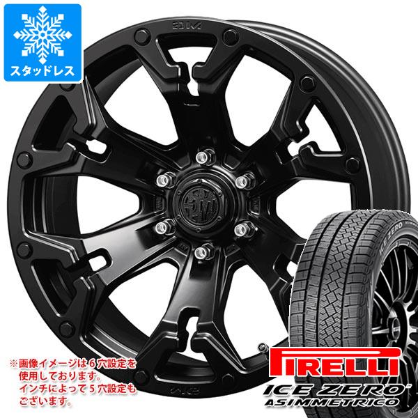 【タイヤ交換対象】RAV4 50系用 スタッドレス ピレリ アイスゼロアシンメトリコ SUV 235/65R17 108H XL クリムソン MG ゴーレム タイヤホイール4本セット