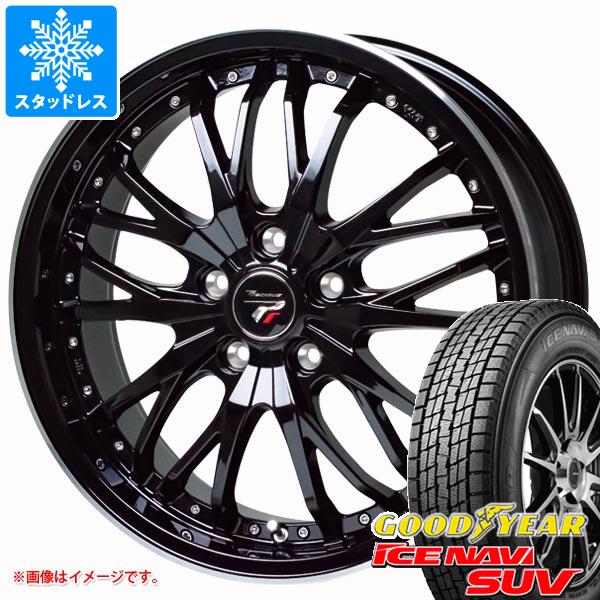 【タイヤ交換対象】スタッドレスタイヤ グッドイヤー アイスナビ SUV 235/60R18 107Q XL ＆ プレシャス HM-3 8.0-18 タイヤホイール4本セット235/60-18 GOODYEAR ICE NAVI SUV