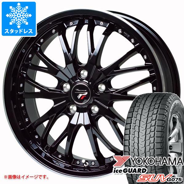【タイヤ交換対象】スタッドレスタイヤ ヨコハマ アイスガード SUV G075 235/60R18 107T XL ＆ プレシャス HM-3 8.0-18 タイヤホイール4本セット235/60-18 YOKOHAMA iceGUARD SUV G075