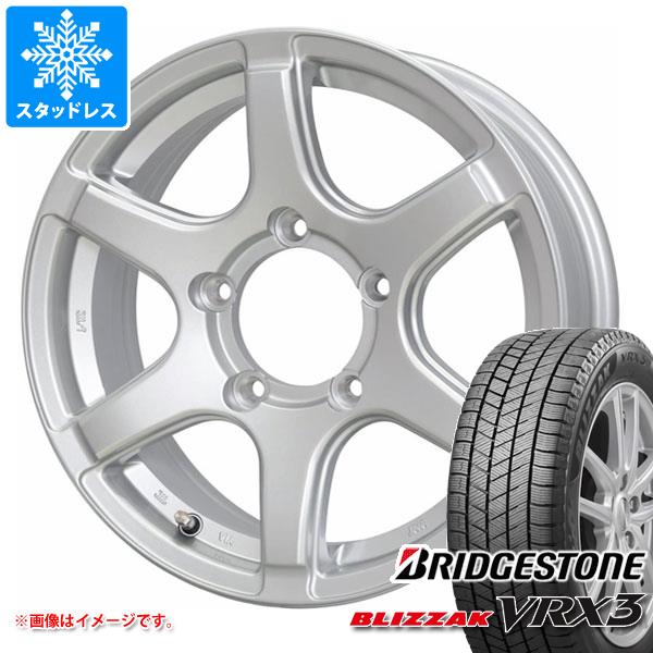 【タイヤ交換対象】5本セット ジムニー JB64W用 スタッドレス ブリヂストン ブリザック VRX3 215/70R16 100Q バイソン BN-04 タイヤホイール5本セット