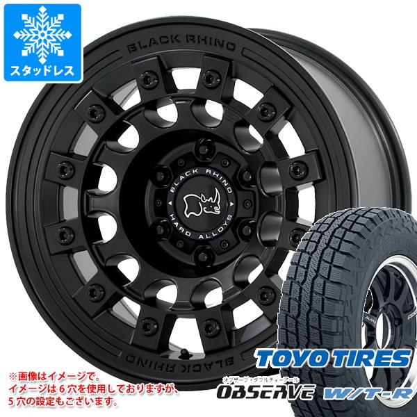 【タイヤ交換対象】ジープ ラングラー JK/JL系用 スタッドレス トーヨー オブザーブ WTR LT285/70R17 116/113Q ブラックライノ フジ タイヤホイール4本セット|タイヤ1番OFF-ROAD