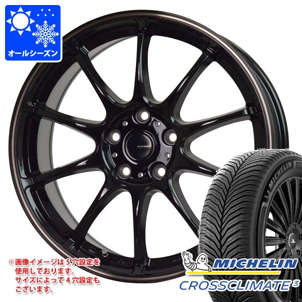 オールシーズン 205/60R16 96V XL ミシュラン クロスクライメート3 ジースピード P-07 6.5-16 タイヤホイール4本セット|タイヤ1番OFF-ROAD