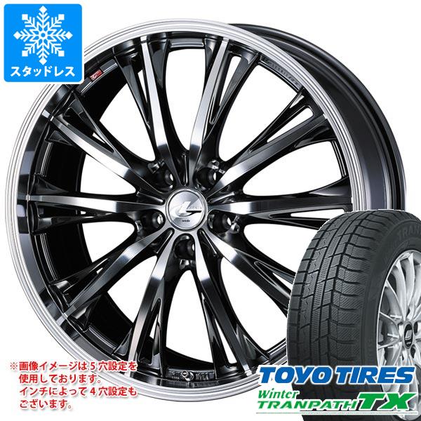 【タイヤ交換対象】スタッドレスタイヤ トーヨー ウィンタートランパス TX 215/50R17 91Q ＆ レオニス RT 7.0-17 タイヤホイール4本セット215/50-17 TOYO Winter TRANPATH TX｜タイヤ1番OFF-ROAD 233,200円