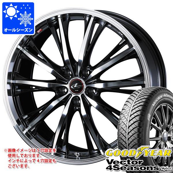 オールシーズン 205/50R17 93H XL グッドイヤー ベクター 4シーズンズ ハイブリッド レオニス RT 7.0-17 タイヤホイール4本セット｜タイヤ1番OFF-ROAD