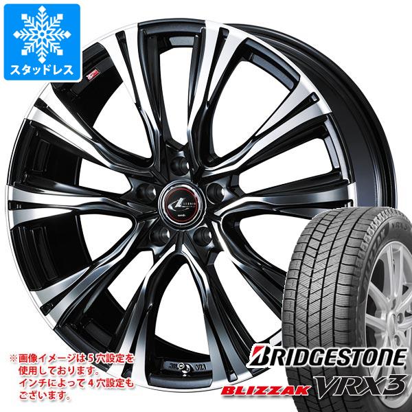 【タイヤ交換対象】クロストレック GU系用 スタッドレス ブリヂストン ブリザック VRX3 225/60R17 99Q レオニス VR タイヤホイール4本セット|タイヤ1番OFF-ROAD