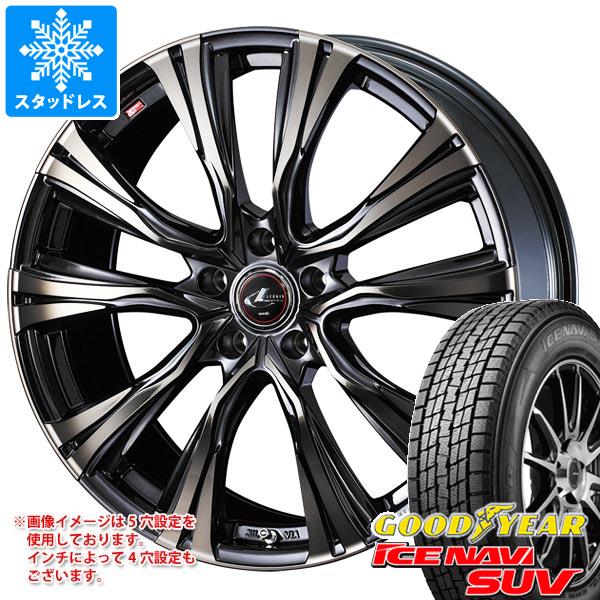 【タイヤ交換対象】スタッドレスタイヤ グッドイヤー アイスナビ SUV 215/70R16 100Q & レオニス VR 6.5-16 タイヤホイール4本セット215/70-16 GOODYEAR ICE NAVI SUV|タイヤ1番OFF-ROAD
