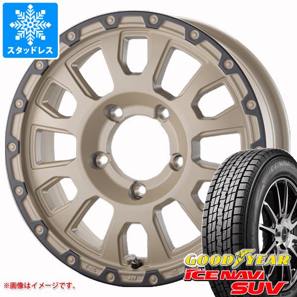【タイヤ交換対象】ジムニーシエラ JB74W用 スタッドレス グッドイヤー アイスナビ SUV 215/70R16 100Q ラ・ストラーダ アヴェンチュラ タイヤホイール4本セット|タイヤ1番OFF-ROAD