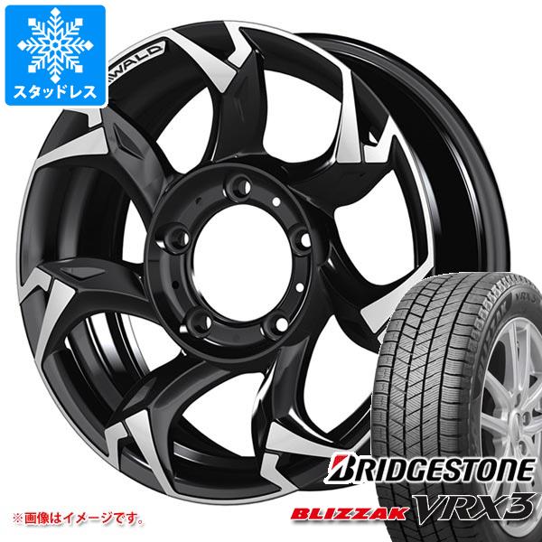 【タイヤ交換対象】ジムニー JB64W用 スタッドレス ブリヂストン ブリザック VRX3 215/70R16 100Q ヴァルド ボルサリノ SUV タイヤホイール4本セット|タイヤ1番OFF-ROAD