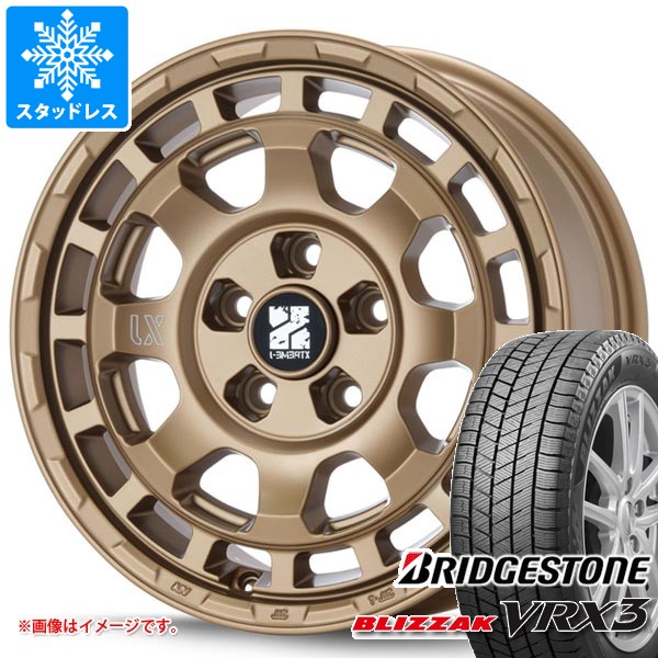 【タイヤ交換対象】ミツビシ デリカD5用 スタッドレス ブリヂストン ブリザック VRX3 215/70R16 100Q MLJ エクストリームJ サバンザ タイヤホイール4本セット