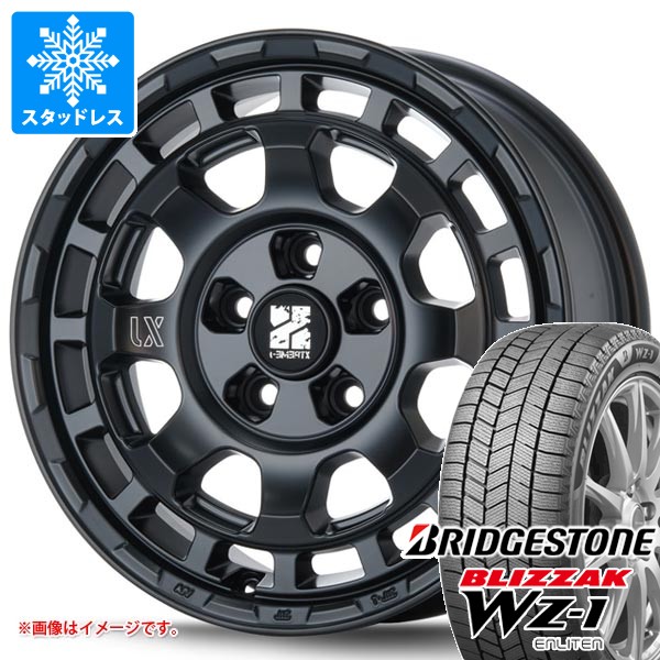 【タイヤ交換対象】ミツビシ デリカD5用 スタッドレス ブリヂストン ブリザック WZ-1 215/70R16 100Q MLJ エクストリームJ サバンザ タイヤホイール4本セット