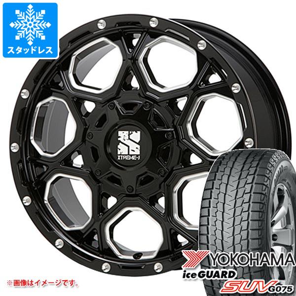 【タイヤ交換対象】トライトン LC2T用 スタッドレス ヨコハマ アイスガード SUV G075 265/70R17 115Q MLJ エクストリームJ XJ06 タイヤホイール4本セット