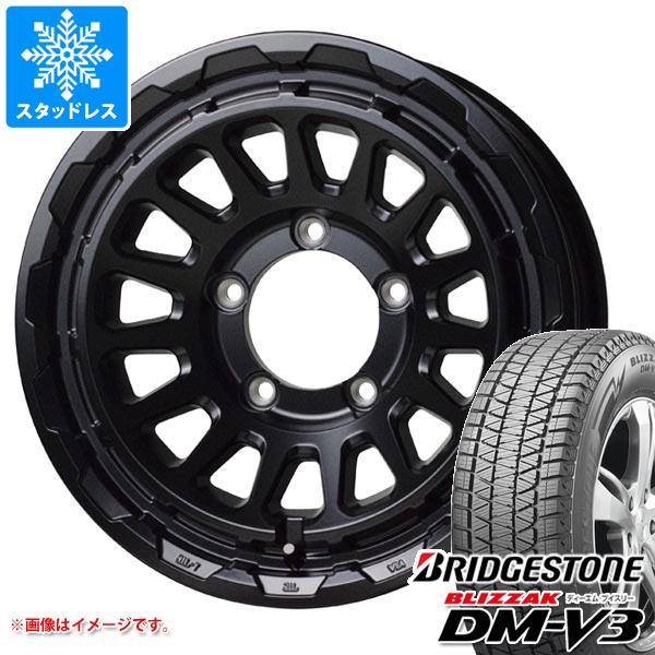【タイヤ交換対象】ジムニー用 スタッドレス ブリヂストン ブリザック DM-V3 175/80R16 91Q バークレイハードロック リザード タイヤホイール4本セット