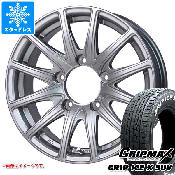 【タイヤ交換対象】ジムニー用 スタッドレス グリップマックス グリップアイスエックス SUV 185/85R16 105/103N ホワイトレター バイソン BN-01 タイヤホイール4本セット｜タイヤ1番OFF-ROAD