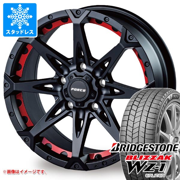 【タイヤ交換対象】トヨタ RAV4 50系用 スタッドレス ブリヂストン ブリザック WZ-1 225/65R17 102Q フォース デナリ タイヤホイール4本セット