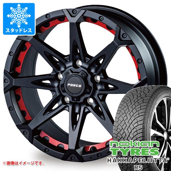 【タイヤ交換対象】ジープ ラングラー JK/JL系用 スタッドレス ノキアン ハッカペリッタ R5 SUV 265/70R17 115R フォース デナリ タイヤホイール4本セット