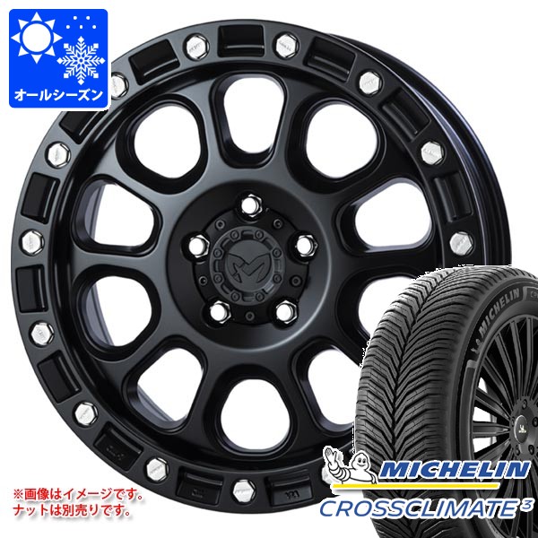ミツビシ アウトランダー GF/GG系用 オールシーズンタイヤ ミシュラン クロスクライメート3 225/65R17 106V XL MKW M204 8.0-17 タイヤホイール4本セット｜タイヤ1番OFF-ROAD
