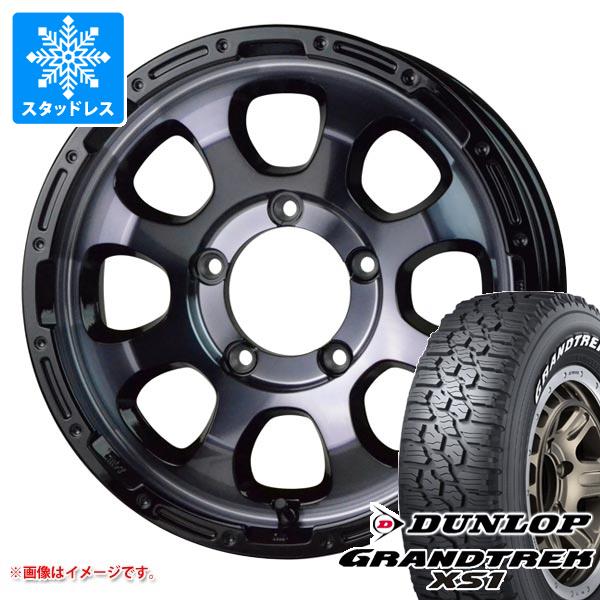 【タイヤ交換対象】ジムニー用 スタッドレス ダンロップ グラントレック XS1 185/85R16 105/103L LT ホワイトレター マッドクロスグレイス タイヤホイール4本セット|タイヤ1番OFF-ROAD