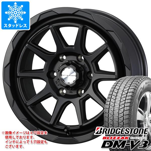 【タイヤ交換対象】デリカD:5用 スタッドレス ブリヂストン ブリザック DM-V3 225/70R16 103Q マッドヴァンス06 タイヤホイール4本セット