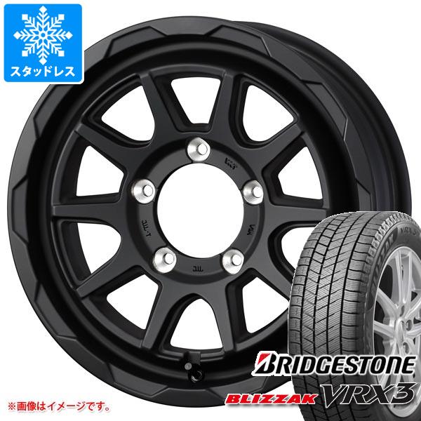 【タイヤ交換対象】スズキ ジムニーノマド JC74W用 スタッドレス ブリヂストン ブリザック VRX3 215/70R16 100Q マッドヴァンス06 タイヤホイール4本セット