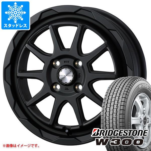 【タイヤ交換対象】キャリイ DA16T用 スタッドレス ブリヂストン W300 145/80R12 80/78N (145R12 6PR相当) マッドヴァンス06 タイヤホイール4本セット｜タイヤ1番OFF-ROAD