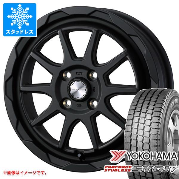 【タイヤ交換対象】エブリイバン DA17V用 スタッドレス ヨコハマ プロフォース スタッドレス SY01V 145/80R12 80/78N マッドヴァンス06 タイヤホイール4本セット|タイヤ1番OFF-ROAD