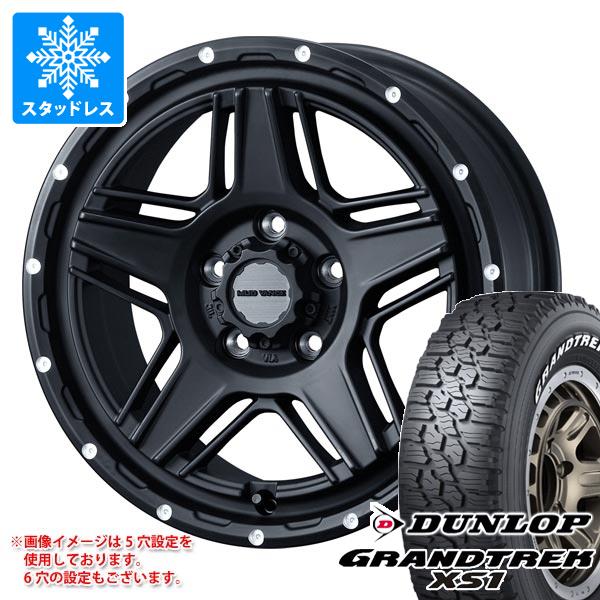 【タイヤ交換対象】アウトランダー GF/GG系用 スタッドレス ダンロップ グラントレック XS1 LT215/70R16 100/97N ホワイトレター マッドヴァンス07 タイヤホイール4本セット｜タイヤ1番OFF-ROAD